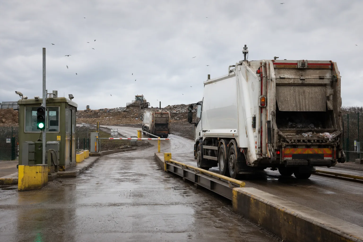 UK landfill site representing rising landfill tax and disposal costs in 2026